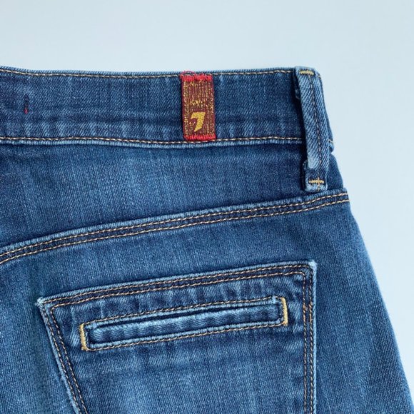 7 for all mankind Jean shorts sz24 B14 - Picture 4 of 7